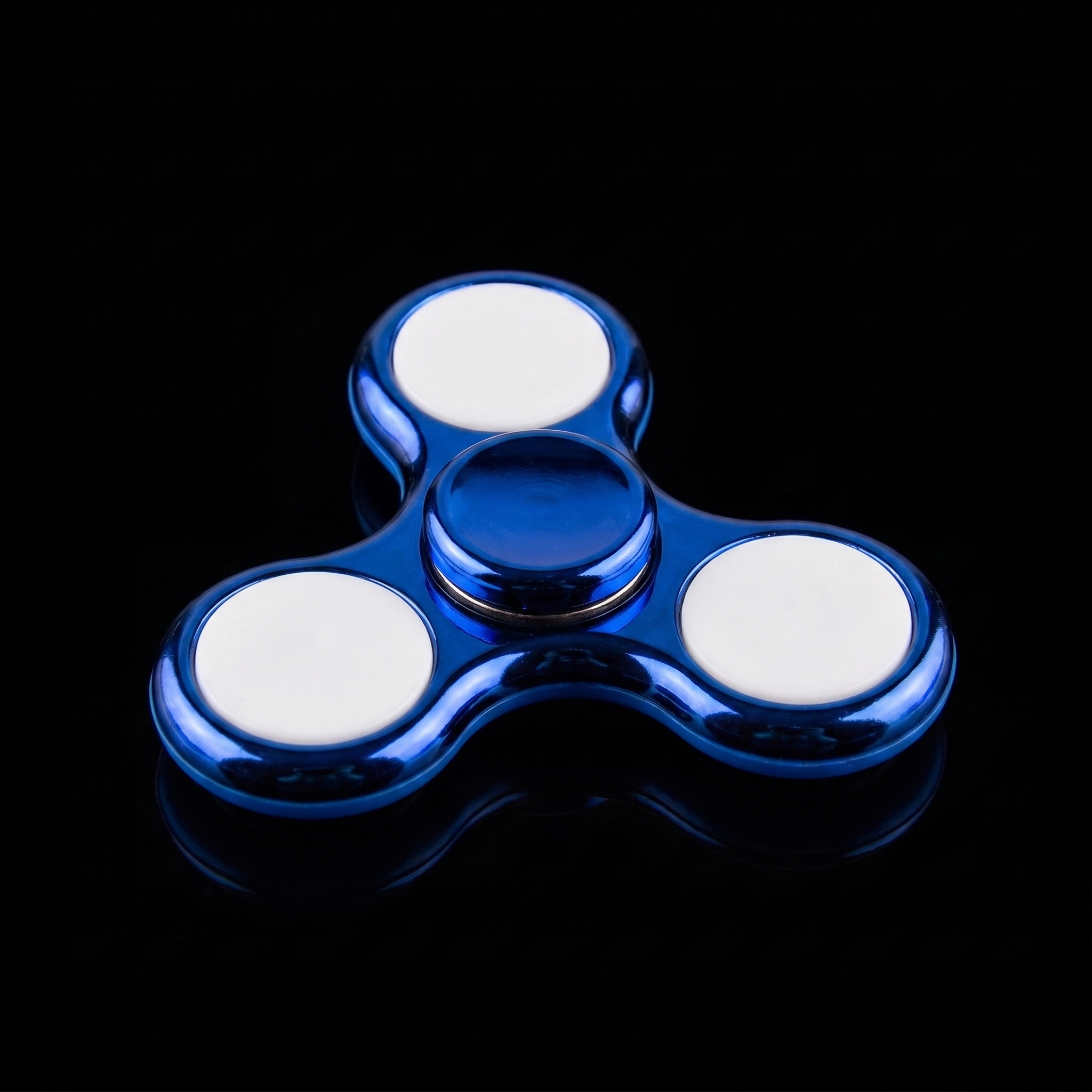 KORVEX fidget spinner, blue finish