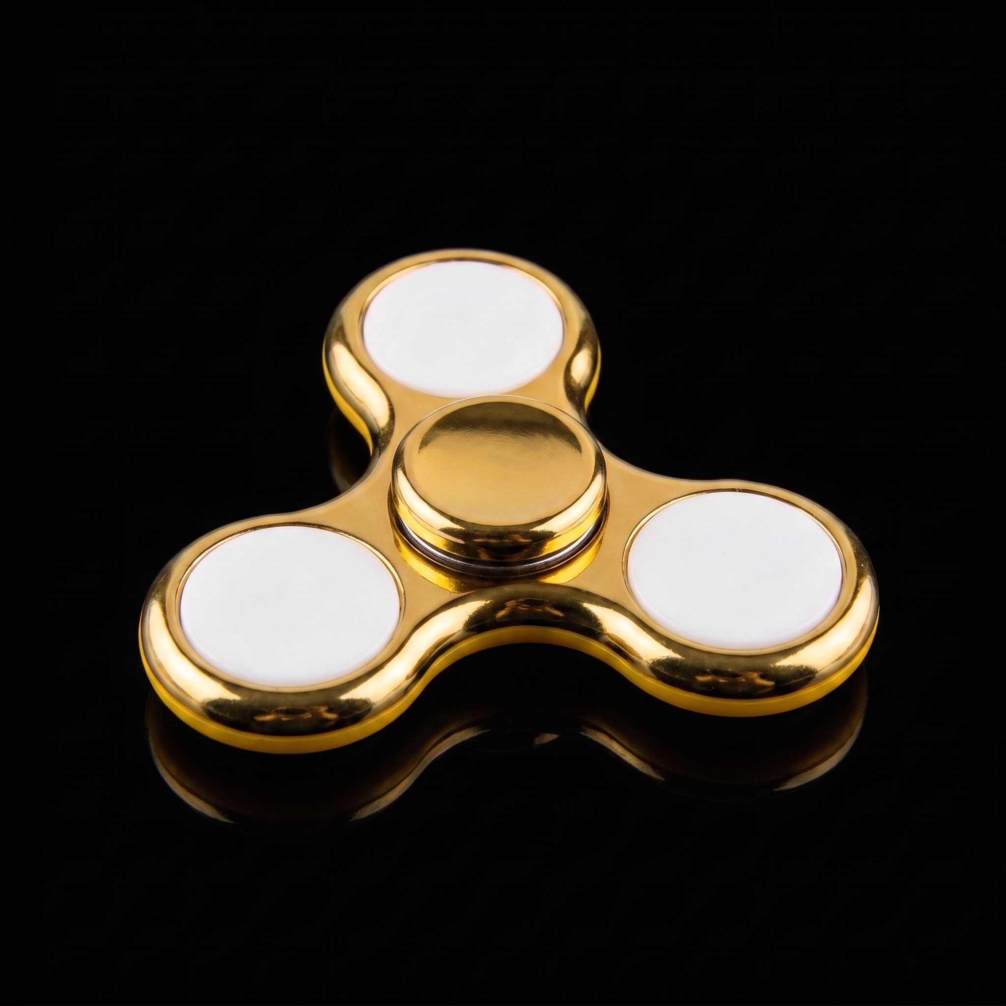 KORVEX fidget spinner, gold finish