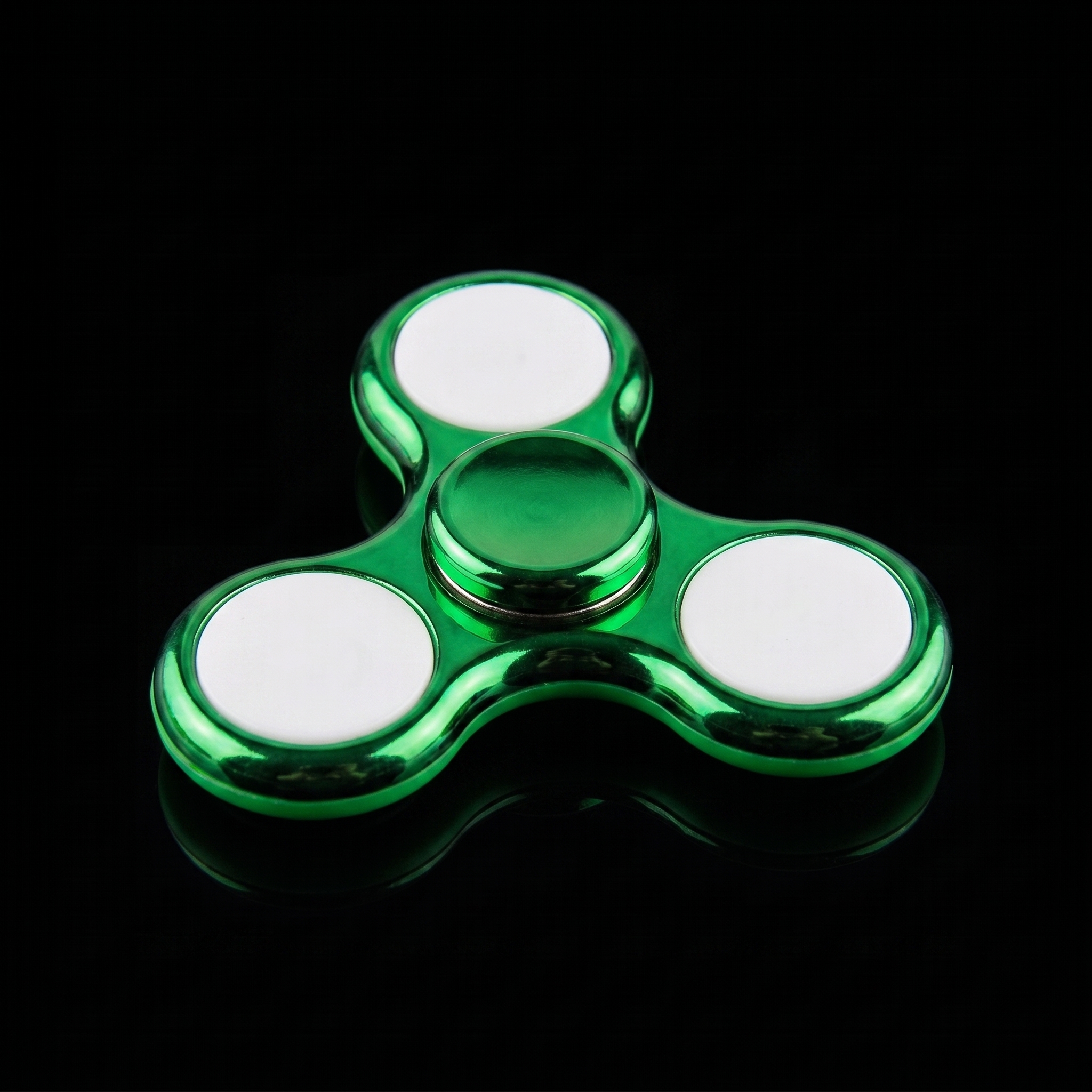 KORVEX fidget spinner, green finish